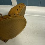 Calvin Klein VENTURE Women's Strappy Tan Leather Studded High Heel Shoes 8 M Photo 8