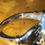 Natural Red Garnet Sterling Silver Claddagh Ring Size 7 Photo 5