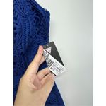 Guess  Dress Size 4 Blue Lace Strappy V Neck‎ Sleeveless NEW Photo 7