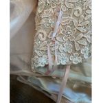 Abby Paris Lace Rhinestone Pearl Strapless Mini Dress Party Cocktail Prom Size 8 Photo 9