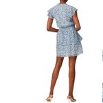 AQUA Smocked Animal Dress Blue/White Size Medium Photo 6