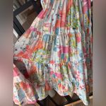 Petal and Pup Santorini colorful print smock dress puff sleeve midi maxi dress tiered ruffle Photo 8