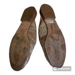 Ramón Tenza White Sequin Slides I Made in Italy I EUC I Sz. 5.5 Brown Photo 5