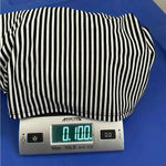 Adrianna Papell top size small -cross over blouse black and white striped bin4 Photo 5