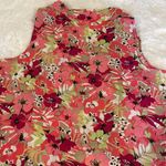 Jaclyn Smith Sleeveless Button Down Floral Blouse Sz Xl Photo 4