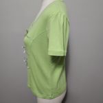 Requirements  green gingham bow detail tee size small Photo 2