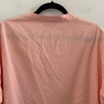 Emery Rose Orange & White Striped Blouse Size XL Photo 6