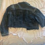 Forever 21 Black Beaded Denim Jacket Photo 1