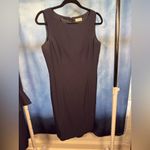 Tahari  Navy Coat and Dress Set Photo 3