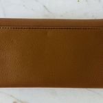 Michael Kors Fulton Acorn Brown Leather Large Gusset Carryall Continental Wallet Photo 3