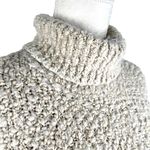 Philosophy Sweater Beige Medium Turtleneck Fuzzy Photo 5