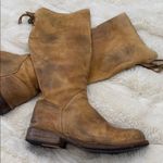 Bed Stu Manchester Cobbler Tall Leather Riding Boots Lace Back Rustic sz 7 Photo 1