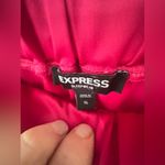 EXPRESS  Satin Wide Leg Pajama Set Women’s size XL in raspberry pink. Like new! Photo 10