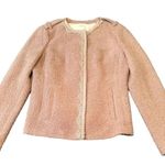 Banana Republic  Women's Pink Blazer Jacket Size 8 Lace Trim Elegant Photo 5