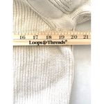 Banana Republic  Fisherman Long Sleeve Knit Pullover Rhinestone Crewneck Sweater Photo 4