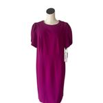 Calvin Klein NWT Plus Size Crew Scuba Sheath Dress In Color: BOYSENBERRY Photo 5