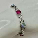 Sanrio Hello Kitty silver tone rhinestone bracelet Photo 3