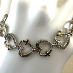 Rhinestone Heart cross Link Bracelet Photo 3