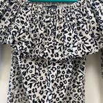 ZARA  dress black and white puffy off the shoulder size xs Photo 3