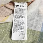 Billabong  Nubby Cotton Blouse M 23.5” P2P Pastel Multi EUC Photo 5