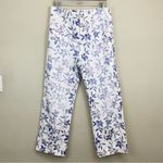 Isabel Marant Isabel‎ Marant Floral High Rise Straight Leg Jeans Ecru Size 42/10 Photo 2