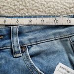 OAT NEW YORK | High Rise Distressed Straight Leg Crop Breeze Blue Jeans Size 25 Photo 7