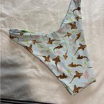 Boutique Reversible Whale & Leopard Shark Bikini Bottom Blue Size 26 Photo 3