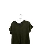 Wantable Forest Green Sweater material short sleeve size medium basics tie front Photo 1