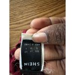 SheIn  Womens Maroon Ribbed Sleeveless Ruched Bodycon Tank Dress Casual Beach  S Photo 2