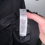 Frame Pleated Cotton Poplin Mini Dress S Black Photo 5