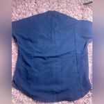 FIGS  Women's Navy Montex Classic Mock Neck Scrub Top Size L classic Photo 2