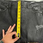 Old Navy High-Waisted Slouchy Straight Cropped Distressed Jeans 10 Zelda Black Photo 6