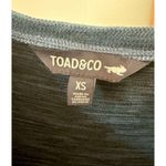 Toad & Co  Stretch Teal Heathered Tech Tomboy Cap Sleeve Athletic Dress Size XS Photo 2