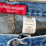 Levi's Vintage Classic Relaxed 550 Blue Tapered Jeans - Size: 12 Photo 1