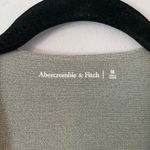 Abercrombie & Fitch  Silver Shimmer Sparkle V-neck Long Sleeve Bodysuit Medium Photo 2