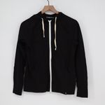 AMERICAN GIANT Black Full Zip Hoodie Sweatshirt Athletic Size S Made in USA Photo 1