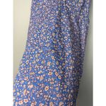 Madewell cami ruffle-hem floral trim cotton dress size 0 Photo 6