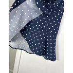 Banana Republic  Navy Polka Dot Ruffle Trim Skirt 0 Photo 3
