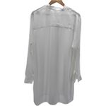 Summersalt Tunic Top Shirt Dress Long Sleeve Button Down White Size L Photo 5