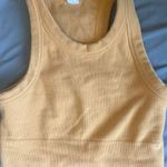 Alo Yoga Crop Top Yellow Photo 1