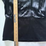 Vintage Escada Margaretha Ley Black Silk Blouse Long Sleeve Front Pleats Sz 36 Photo 5