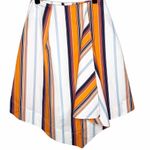 Habitual new ᯾ Skylar Asymettrical Handkerchief Hem Skirt ᯾ Tangerine Stripe Photo 7