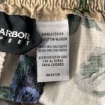 Sag Harbor Pants Small Beige Blue Floral Flowers Straight Crop Boho Cottagecore Photo 9