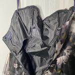 Anthropologie  Shoshanna Midnight Black Strapless Floral Haisley Silk Dress 8 Photo 10