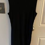 Halogen 🔵 Black Mock Neck Sleeveless Bodycon Dress Fitted Mini w/High Neckline size XS Photo 0