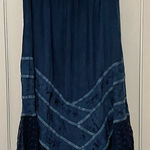 Studio West  Apparel maxi skirt multimedia patchwork lace boho size petite XL Photo 0