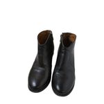 Frye Nora Zip Short Womens Black Leather Zipper Ankle & Booties Boots Size 6M Photo 4
