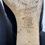 Jimmy Choo  Black Leather Printed Toe flats Photo 10