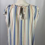 LC Lauren Conrad Lauren Conrad EUC striped bow tie back blouse Photo 1