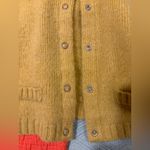 Anthropologie  Charlie and Robin Mustard Cardigan Photo 2